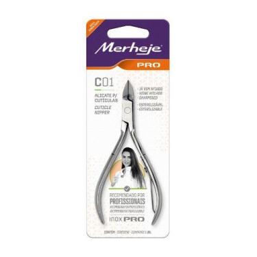 Imagem de Alicate de Cutícula Merheje Profissional Aço Inox