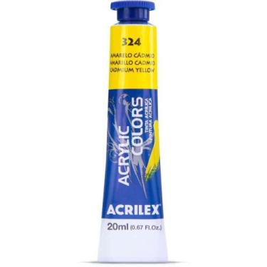 Imagem de Tinta Acrílica ACRYLIC Colors 20ML Amarelo Cádmio - Caixa com 6 Unidad