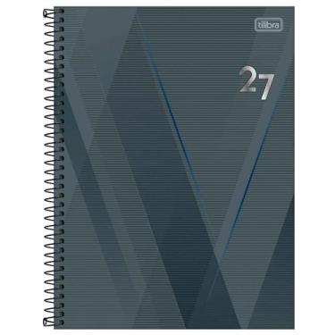 Imagem de Agenda Espiral Spot Cinza M9 2027 - Tilibra