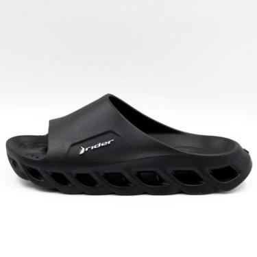 Imagem de Chinelo Rider Slide R Power Lite Masculino, 41, Preto