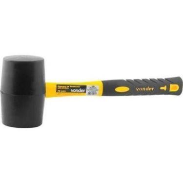 Imagem de Martelo de Borracha 70mm Cabo Fibra Vonder