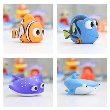 Imagem de Brinquedos De Banho Para Bebês: Peixe-Palhaço De Borracha Macia, Pulan