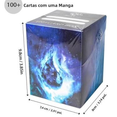 Imagem de Caixa De Cartas Colecionáveis Com Dupla Camada, Capacidade Para 100+ C