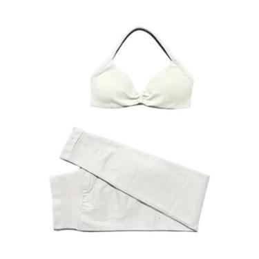 Imagem de Conjunto De Fitness Para Mulheres Com Sutiã Esportivo Sem Costura E Le