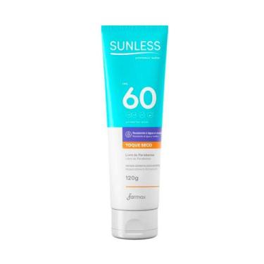 Imagem de Protetor Solar Sunless Média Proteção Toque Seco FPS60 120g  - FARMAX