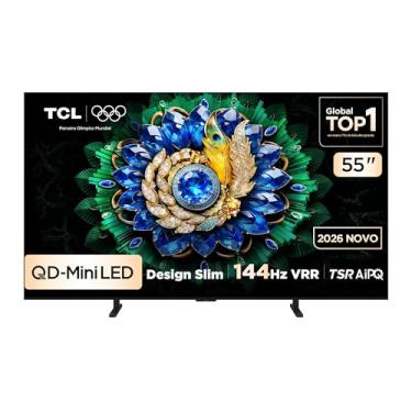Imagem de Smart TV TCL 55 Polegadas QLED Mini LED 4K A400M WiFi Bluetooth Google TV HDR10+ 144 Hz VRR 55A400M