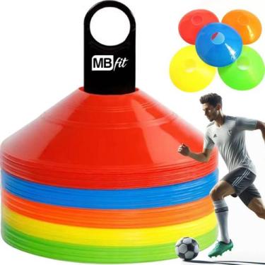 Imagem de Kit com 50 cones tartaruga + suporte mbfit