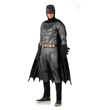 Imagem de Fantasia Batman Adulto De Luxo Com Músculo Capa e Máscara