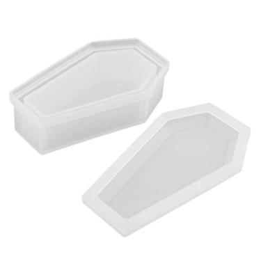 Imagem de dailymall Caixão para fondant, molde de gesso para decoração de bolo/molde de concreto