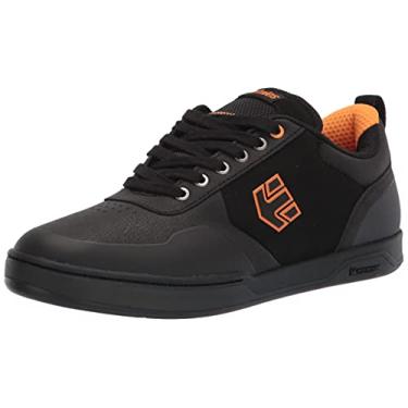 Imagem de Etnies Culvert Tênis de skate masculino de borracha Michelin de cano baixo, Preto/laranja, 9