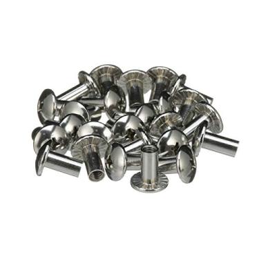 Imagem de Seachoice 00577 Phillips Barrel Nuts with Truss Head – 18-8 Stainless Steel – 1/4-20 x 5/8 Inch – Bag of 25