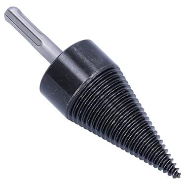 Imagem de Rachador de madeira para furadeira elétrica, cones de parafuso de lenha 42 mm Kindling com haste SDS de 10 mm, brocas de toras de madeira resistentes HSS