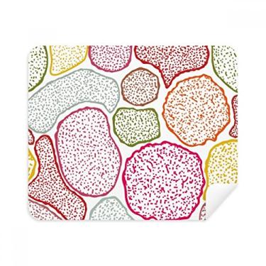 Imagem de Pano de limpeza biológico com estrutura de células de microscópio colorido, 2 peças, tecido de camurça