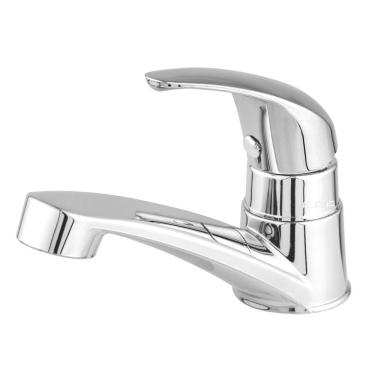 Imagem de Torneira Lavatório Banheiro Mesa Fecho Rápido Abs Cromado