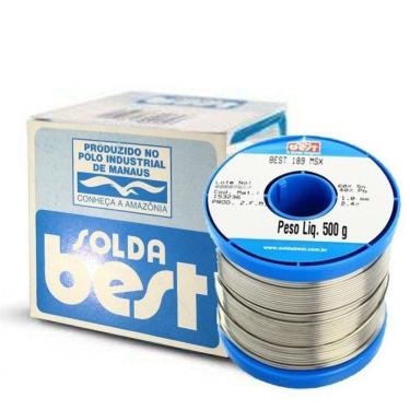 Imagem de Rolo Carretel Solda Best 500G 1Mm 60X40 Azul