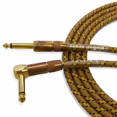 Imagem de Cabo de Guitarra Têxtil Vintage P10 L Mono 15FT 4,57m - Santo Angelo