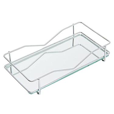 Imagem de Bandeja pequena espelhada aço inox vivi 10x20 hara