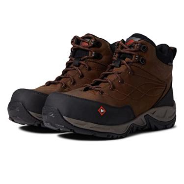 Imagem de Merrell Bico de liga de couro impermeável médio Siren, Bota