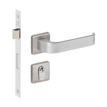 Imagem de Fechadura Odin Porta Externa Cromado Acetinado 44Mm Imab