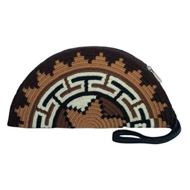 Imagem de Carteira/estojo/clutch/necessaire Wayuu (semicírculo/méia lua) - Artesanato Colombiano - WWS01101