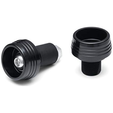 Imagem de Kuryakyn Acessório de motocicleta 3813: Sliders do eixo dianteiro Lodestar para BMW F 750 e 850 GS, preto, 1 par