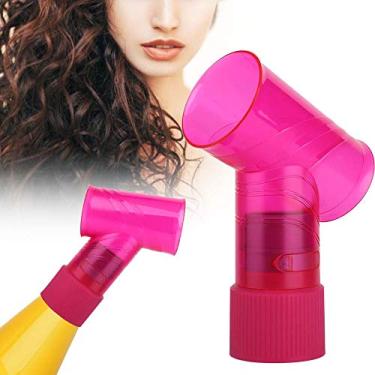 Imagem de Difusor de cabelo universal ajustável para secador de cabelo cacheado ou ondulado, secador de cabelo, secador de cabelo, secador de cabelo, acessório de cabeleireiro (rosa)
