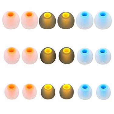 Imagem de Brandless Pontas de substituição de fones de ouvido, pontas de substituição, fones de ouvido, auriculares, 9 pares SML