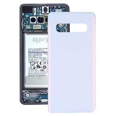 Imagem de HUANGYUNCHAO Acessórios telefônicos Tampa traseira da bateria original para Galaxy S10 SM-G973F / DS, SM-G973U, SM-G973W Substituição do telefone celular