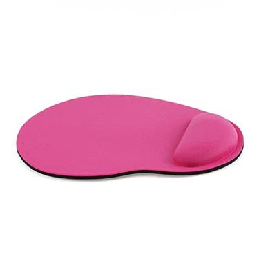 Imagem de 1 peça suporte de pulso macio e ergonômico descanso mouse pad antiderrapante tapete de mouse almofada universal para computador de escritório PC tablet, rosa
