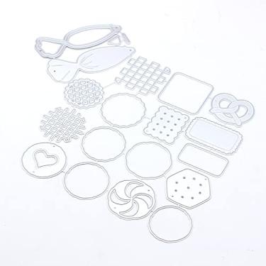 Imagem de KSCRAFT Cookies mistos moldes de corte de metal estênceis para DIY scrapbooking/álbum de fotos Gravação decorativa DIY cartões de papel