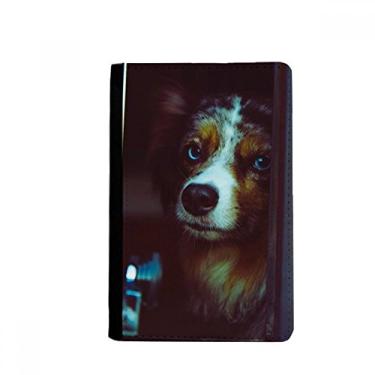 Imagem de Porta-passaporte com imagem solitário para cães animais de estimação Notecase Burse capa carteira porta-cartão, Multicolor