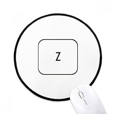 Imagem de DIYthinker Teclado Symbol Z Mouse Pad Desktop Office Tapete redondo para computador