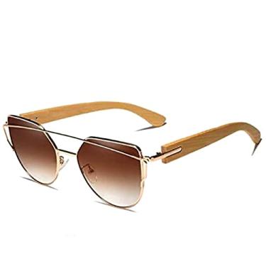 Imagem de Óculos de Sol Barcur Feminino Artesanal Polarizado Gatinho CatEyes B4122 (2)