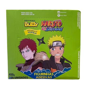 Imagem de Caixa Chicle Buzzy Naruto Hortelã - 3 caixas