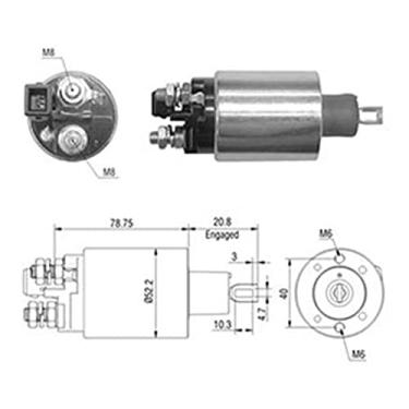 Imagem de Automatico Partida F100 6Cc D20 6Cc Mwm Grand Blazer Silverado 4.2 Referencia 230810 35640810 K01245C