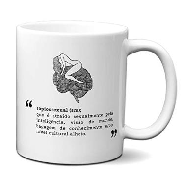 Imagem de Caneca Sapiossexual Significado Xícara Amor Inteligência