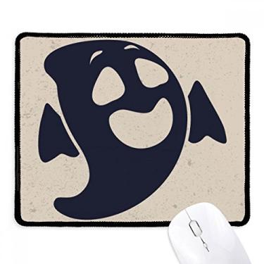 Imagem de Mouse pad Ghost Full Laugh of Hallowmas com borda costurada para jogos
