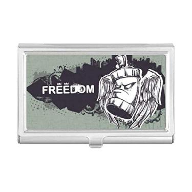 Imagem de Hip-Hop Freedom Religion Santo Graal Porta-cartões de visita Carteira de bolso