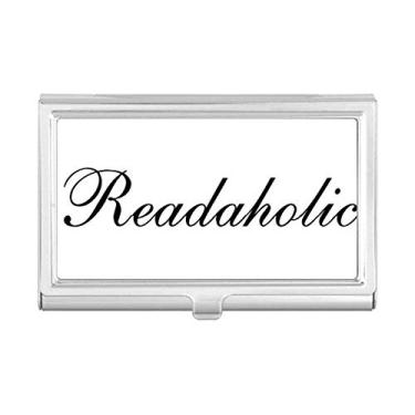 Imagem de Carteira elegante com porta-cartões de visita Readaholic