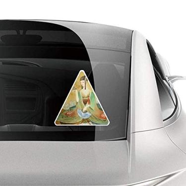 Imagem de DIYthinker Beleza Chinesa Antiguidade Ilustradora Adesivo Carro Motocicleta Bagagem Decalque