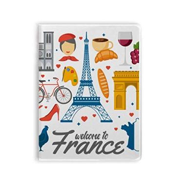 Imagem de Diário de capa macia para caderno da National Flag Architecture da França