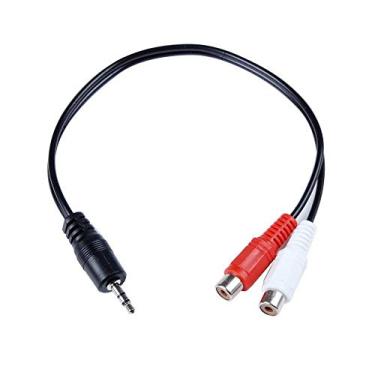 Imagem de Cabo 2RCA x P2 Lys Estéreo F x M 15cm - M-1093