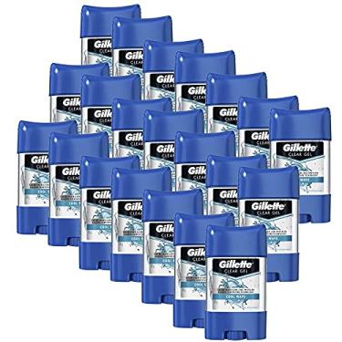 Imagem de Kit com 21 Desodorantes Gillette Antitranspirante Clear Gel Cool Wave 82g