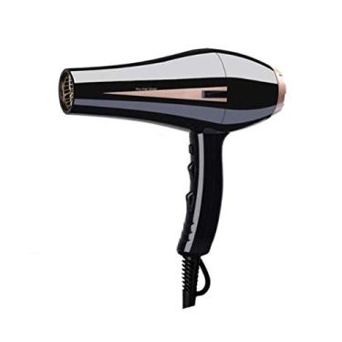 Imagem de Secador de cabelo Secador de cabelo iônico profissional 2200 W Salon Secadores rápidos 3 configurações de calor 2 velocidades Baixo ruído Secador de cabelo Potente motor AC com difusores de cabelo e 2