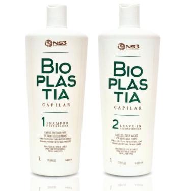 Imagem de Ns3 Brasil Bioplastia Shampoo Preparador + Leave-In Reconstrutor