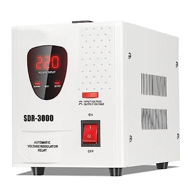 Imagem de Regulador de voltagem, 220V de alta precisão automático monofásico uso doméstico estabilizador de tensão CA protetor regulador de aparelho para aparelhos domésticos instáveis, 3KW