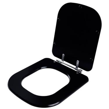 Imagem de Assento Sanitário Elite Preto para vaso Celite