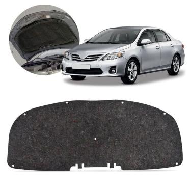 Imagem de Forro Capô Manta Acústica Corolla 2009 2010 2011 2012 2013 2014 Antirruído Isolante com Presilha Grud Gtc 5588