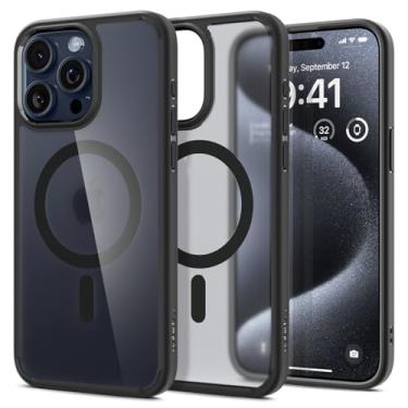 Imagem de Capa Spigen para iPhone 15 Pro, Ultra Hybrid MagFit [Anti-amarelecimento] Projetada para Apple iPhone 15 Pro - Preto Frost