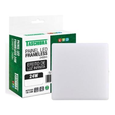 Imagem de Painel Plafon De Led 24w Frameless Quadrado Sobrepor Bivolt